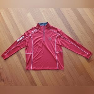 Columbia 1/4 zip Louisville Cardinals Golf Pullover with Omni-Wick